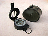 Francis Barker M-73 prismatic compass formerly of Iraqi Republican Guard